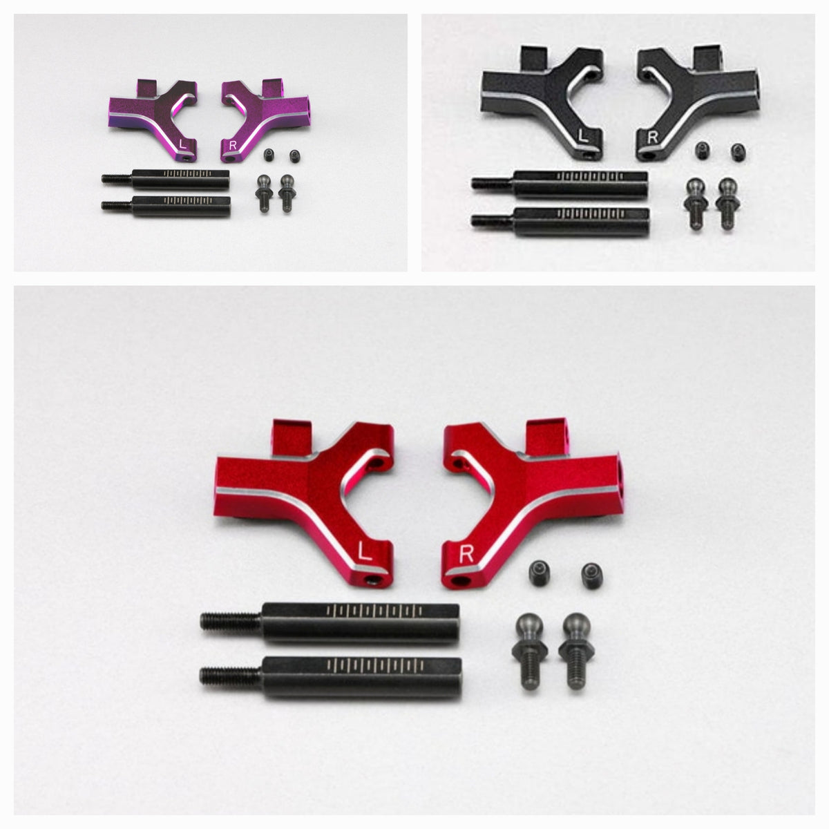 Yokomo purple red or black lower arms