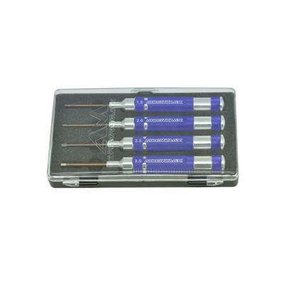Arrowmax Allen Wrench Case Set (4 Pcs) 1.5-2.0-2.5-3.0x45mm