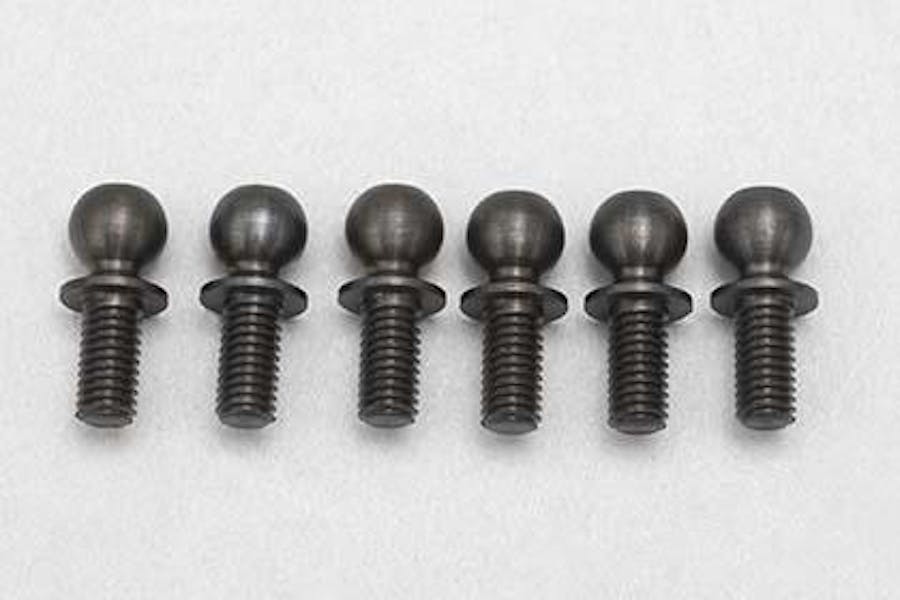 Yokomo B8-206SHSA - BD8'18 Hex Socket 4.8mm Rod End Ball (Short neck/11.5mm·6pcs)
