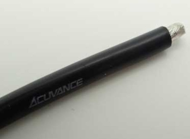 Acuvance OP-15125,OP-15116 12G High Density Silicone Cable Black 50cm or 100cm (Solder plating specification)