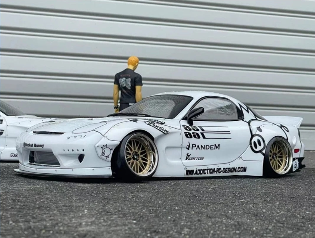 1/10 Rocket Bunny FD3S RX-7 Mazda Body w/ 3D DECALS (200mm