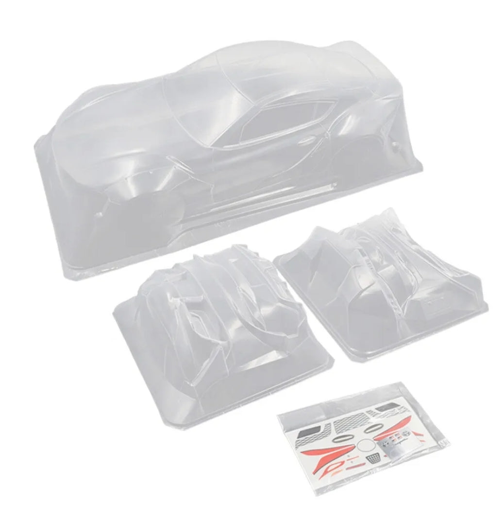 Addiction RC 1/10 Toyota GR Supra Clear Body Set For 1/10 RC Drift #AD-HB4-1b