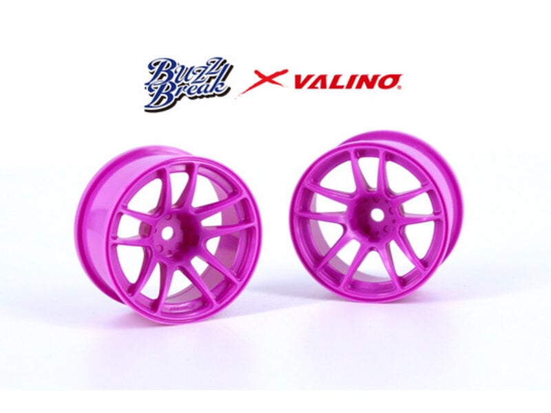 Overdose / BB-RW-016 / R-SPEC Valino N820S Wheel 26mm / Color: Purple or pink / Offset: 7mm (2pcs)