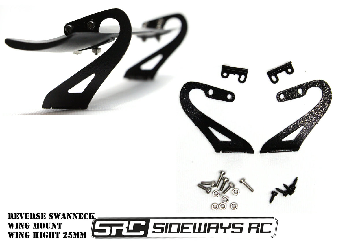 Src swan neck mount wing mounts SRC-REVSN-WM1-BK