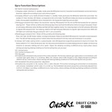 Onisiki Aluminum Case High Performance Stability Gyro V5 For RC drift Car