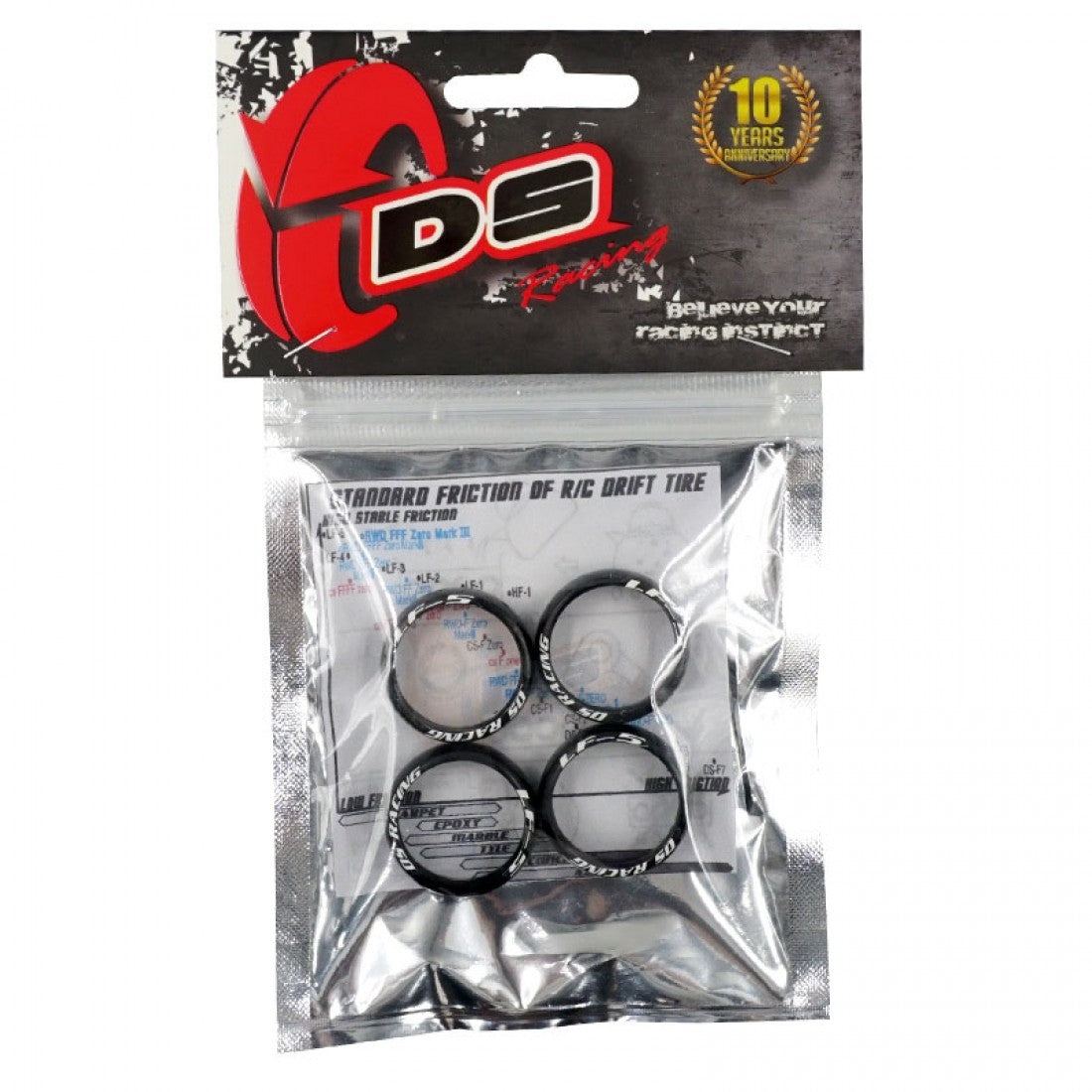 DS Racing LF5 8.5/11mm Drift Tires 4 pcs For Mini-Z MI20L-LF5NW