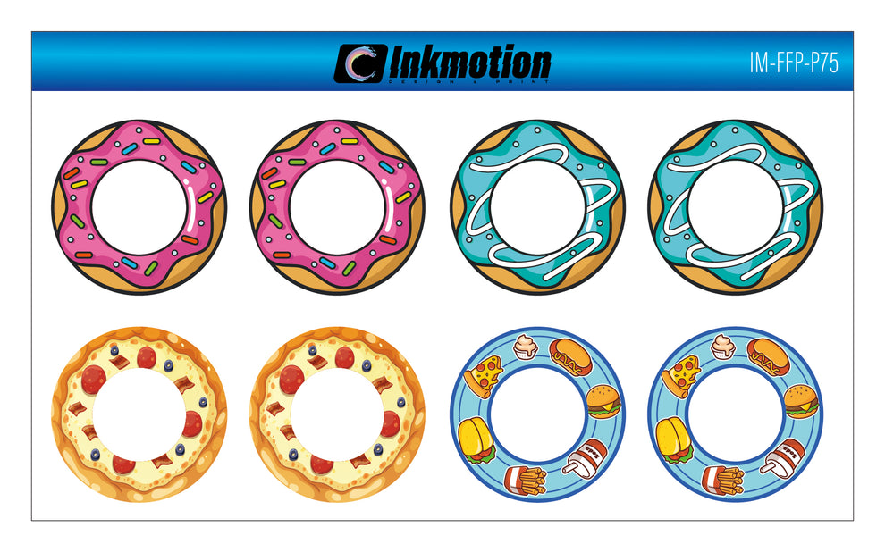 ReveD GA-18 Wheel Sticker (Fast Food)