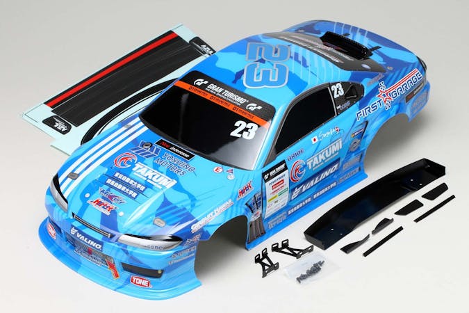 SD-MS15BLB - Yokomo MERCURY SAYAKA Spl. S15 Drift Body Set - PAINTED