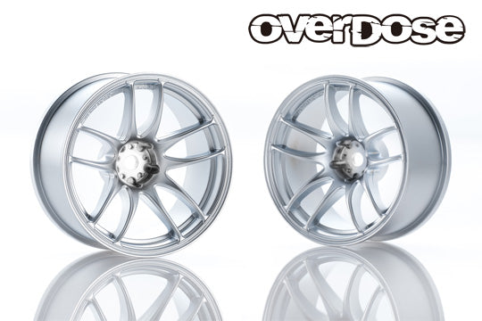 Overdose – CR Kiwami Wheels Offset 7mm – (Matte Chrome) – #OD1083c