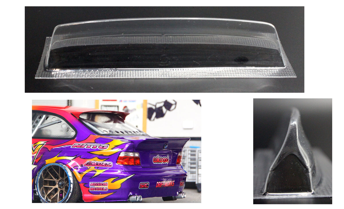 SRC Ducktail wing 5 fits on the Aplastics BMW E36 M3 SRC-DUCKTW5