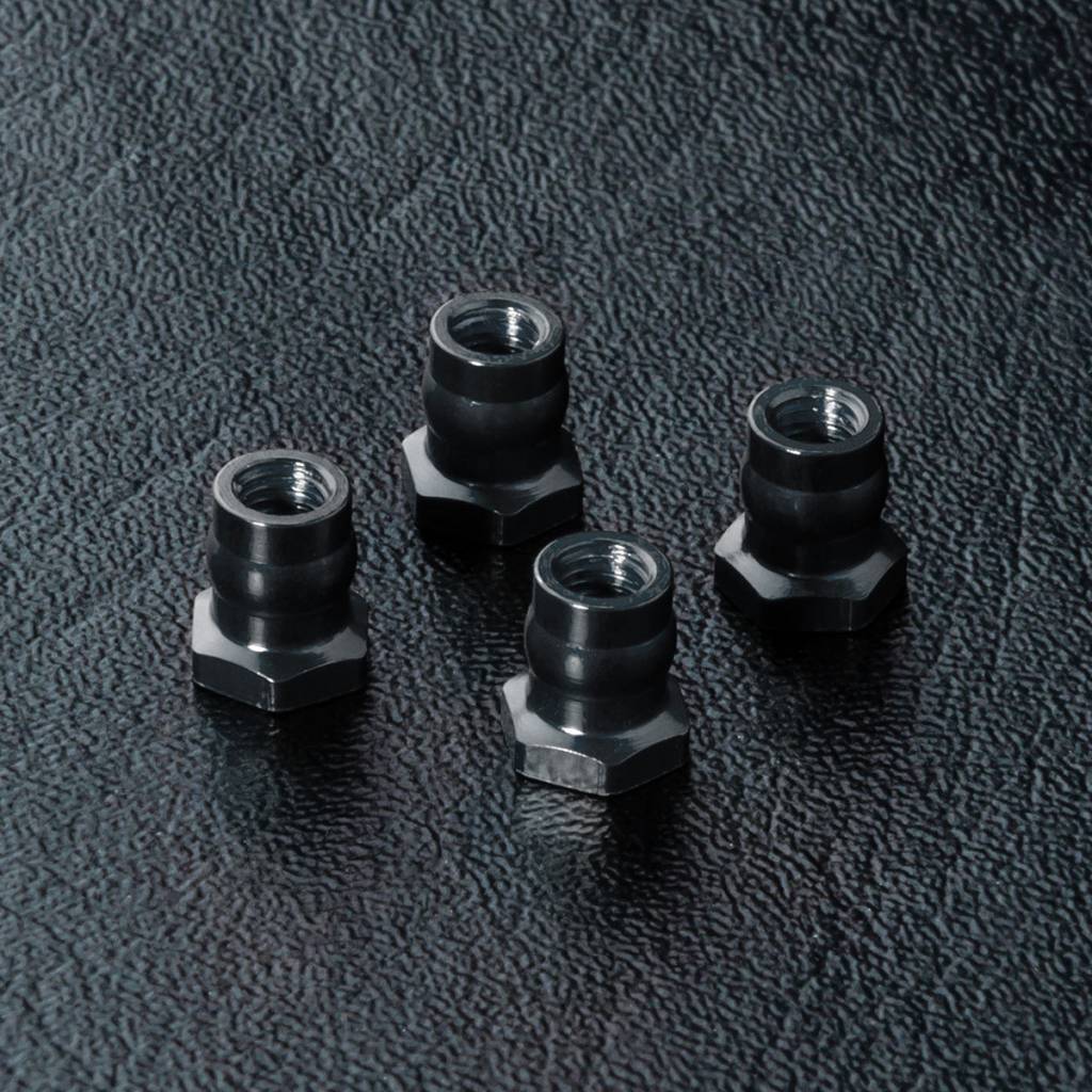 MST BALL CONNECTOR NUT L 4.8 (4) 820097 black or red
