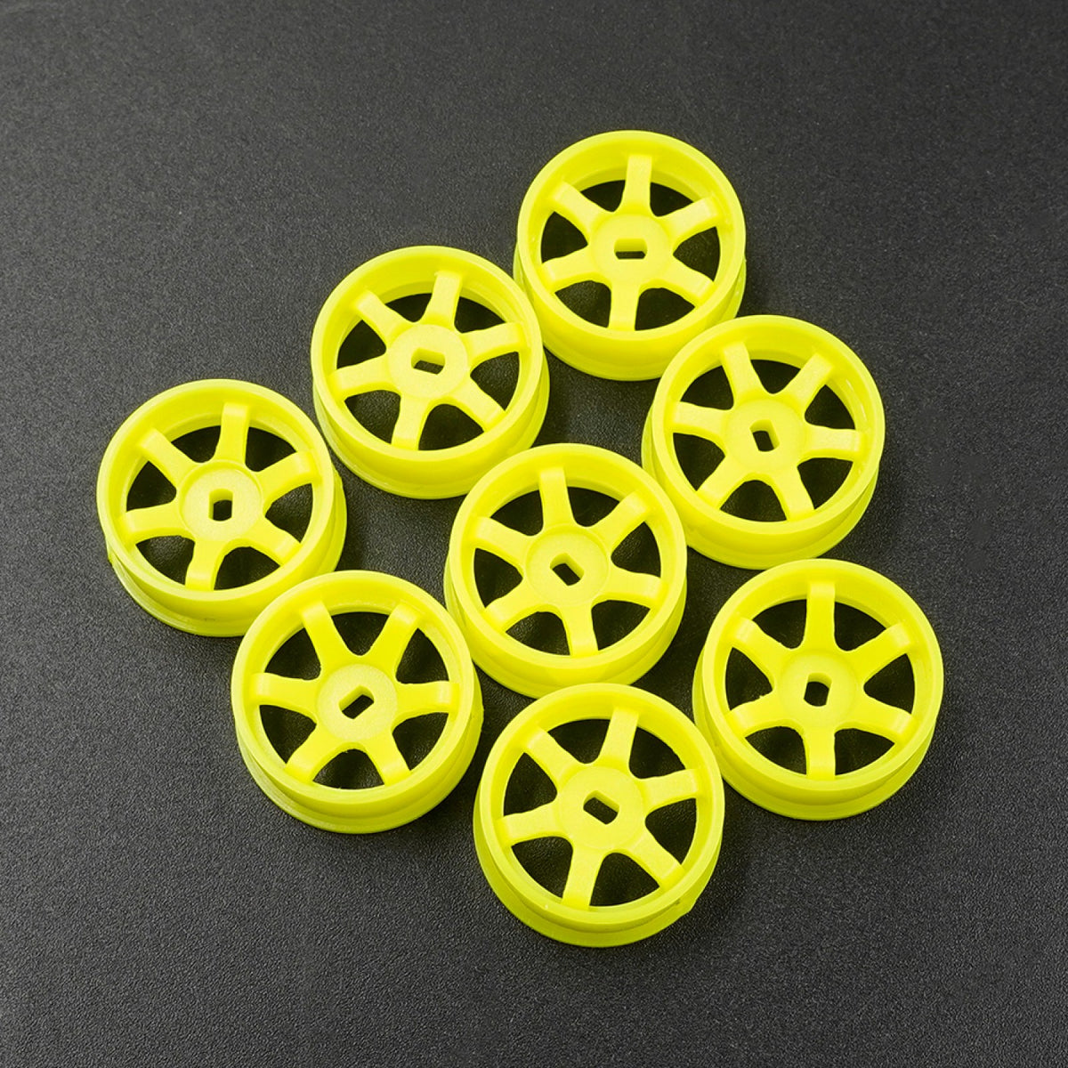 Yeah Racing Plastic Narrow Rim Set 8.5mm (Offset 0 +1 +2 +3) Various Colours For 1/28 AWD Mini-Z WL-0145