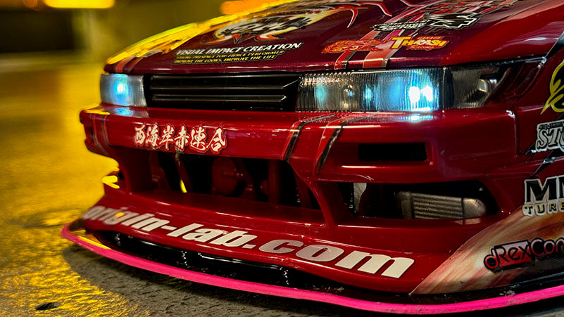 Addiction Rc – Silvia S13 Animal Style Body Shell – (Clear) – #AD-HB16ANIMAL