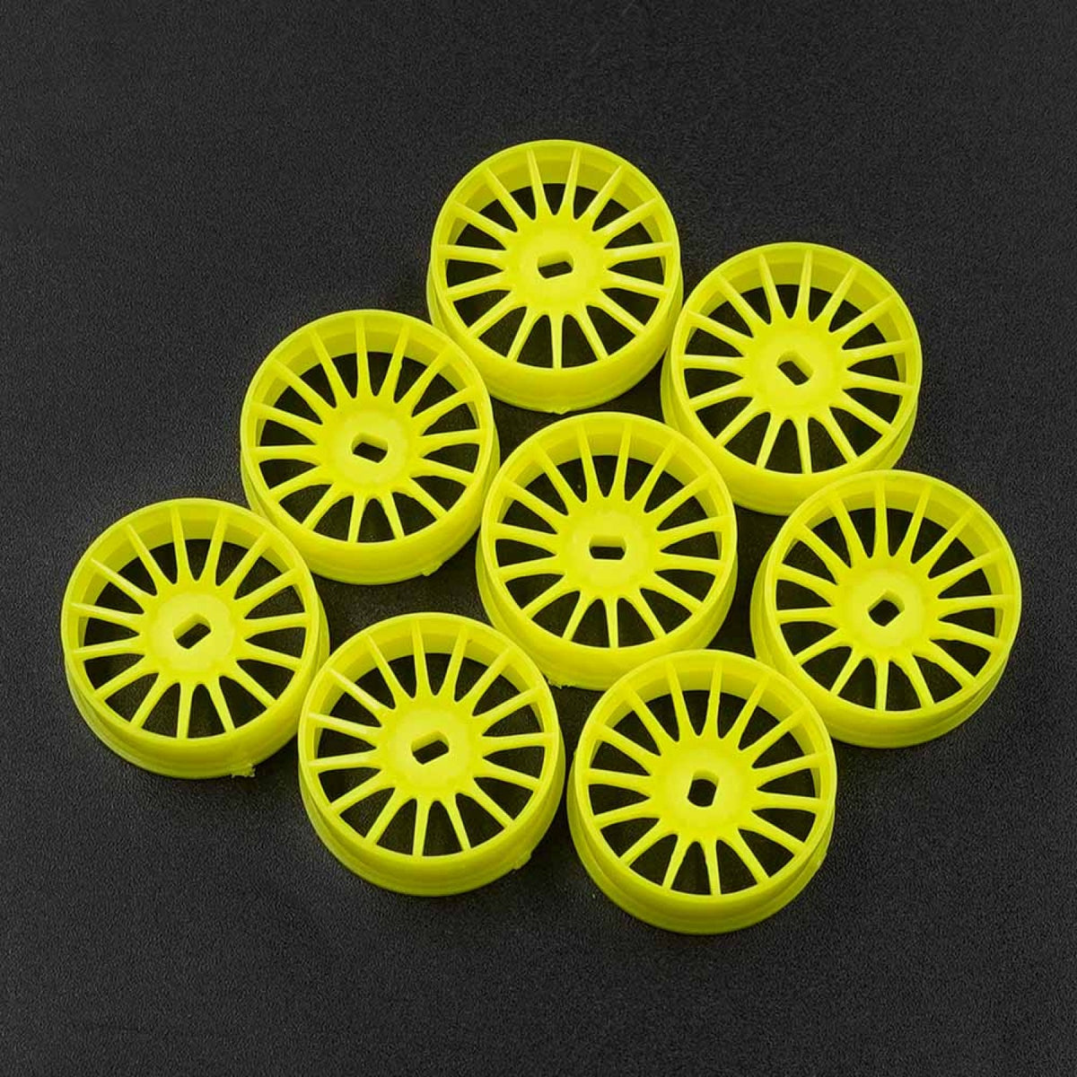 Yeah Racing Plastic Narrow Rim Set 8.5 mm (Offset 0 +1 +2 +3) Various Colours For 1/28 AWD Mini-Z WL-0167