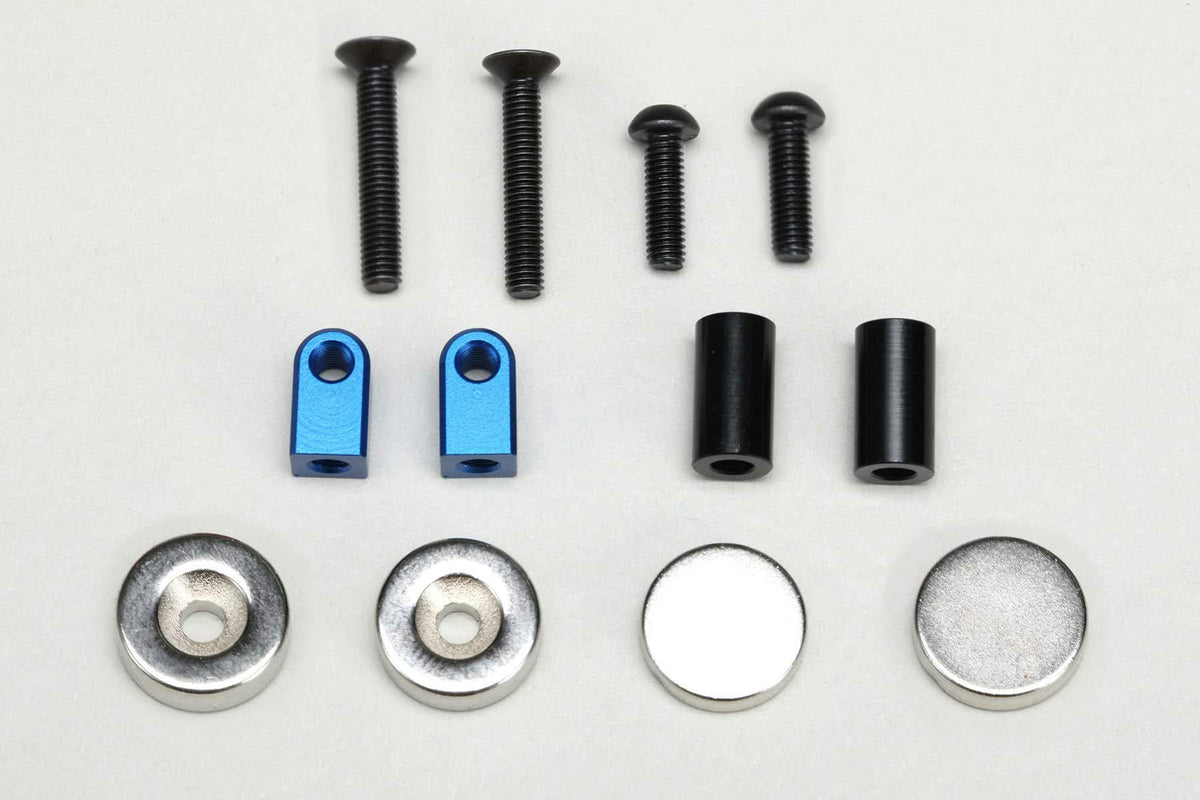 Yokomo Magnetic Body Mounts – FRONT (For RD SD YD-2) Various Colours ZS-016MGF