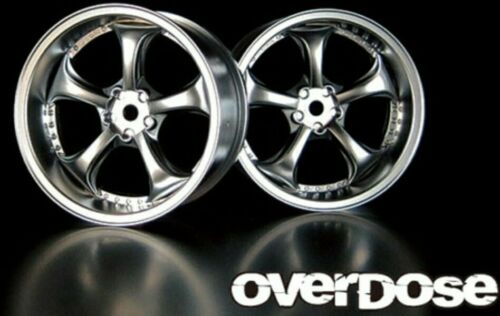 Rc Drift Wheels overdose vs kf 7mm Asbo Rc set of 2 flat silver