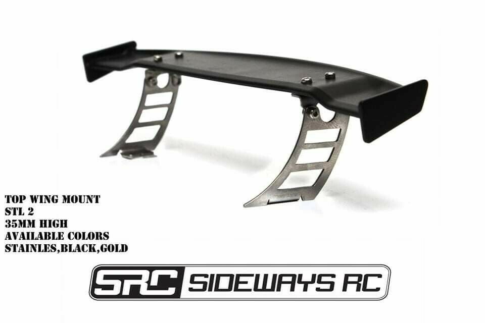 Src wing mount black Rc Drift, SRC-WMTOP2-B