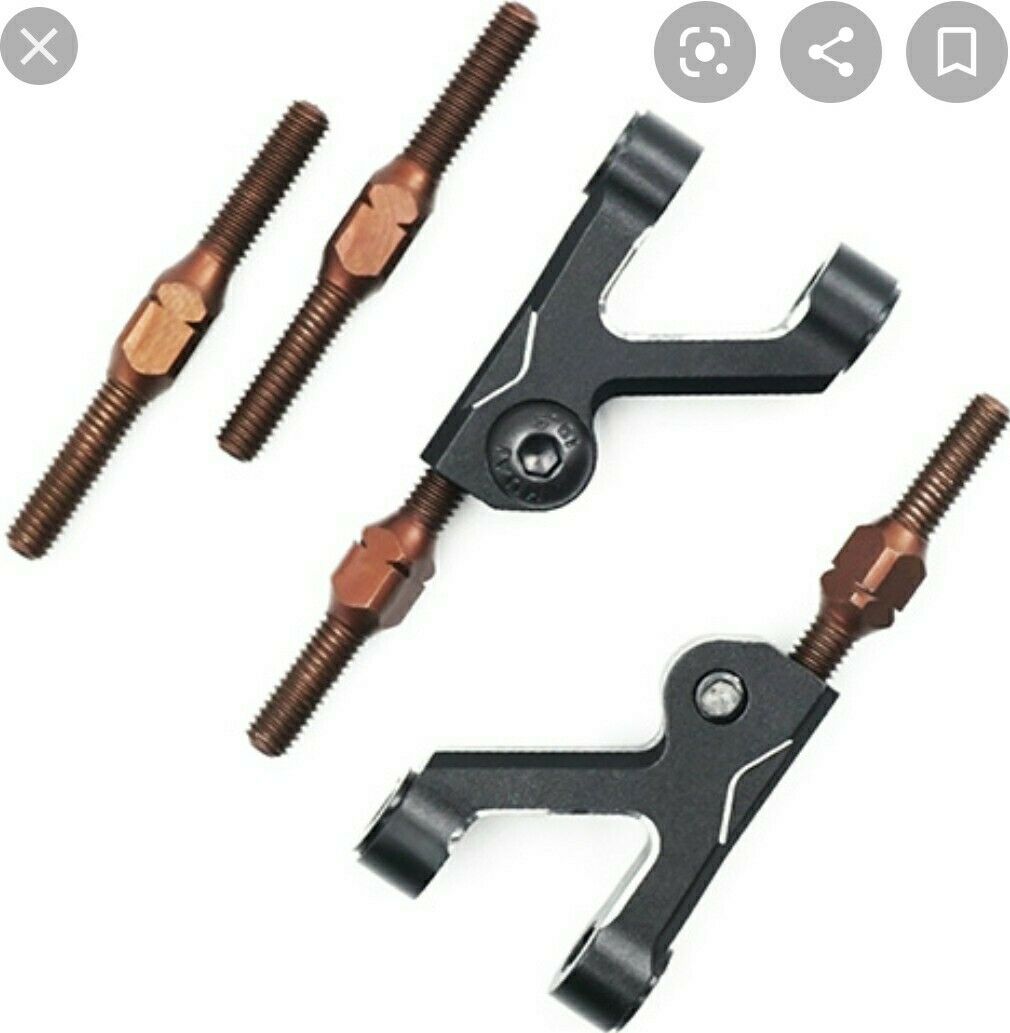 Aluminium top arms yd2 For 1/10 Yeah Racing ykyd 009bk