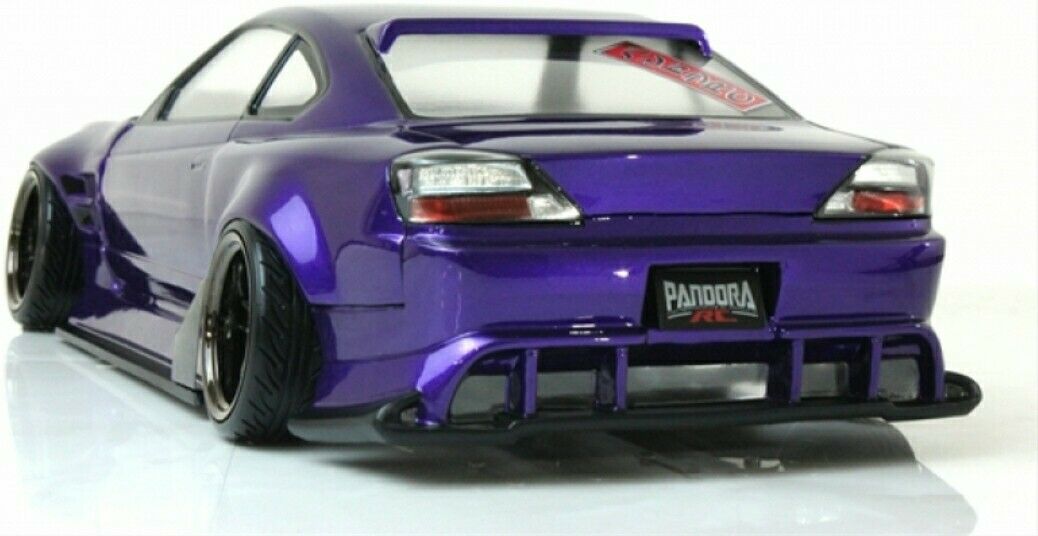 Pandora Rc Nissan s15 1/10 scale Rc Drift Body Shell Asbo Rc pab 3195