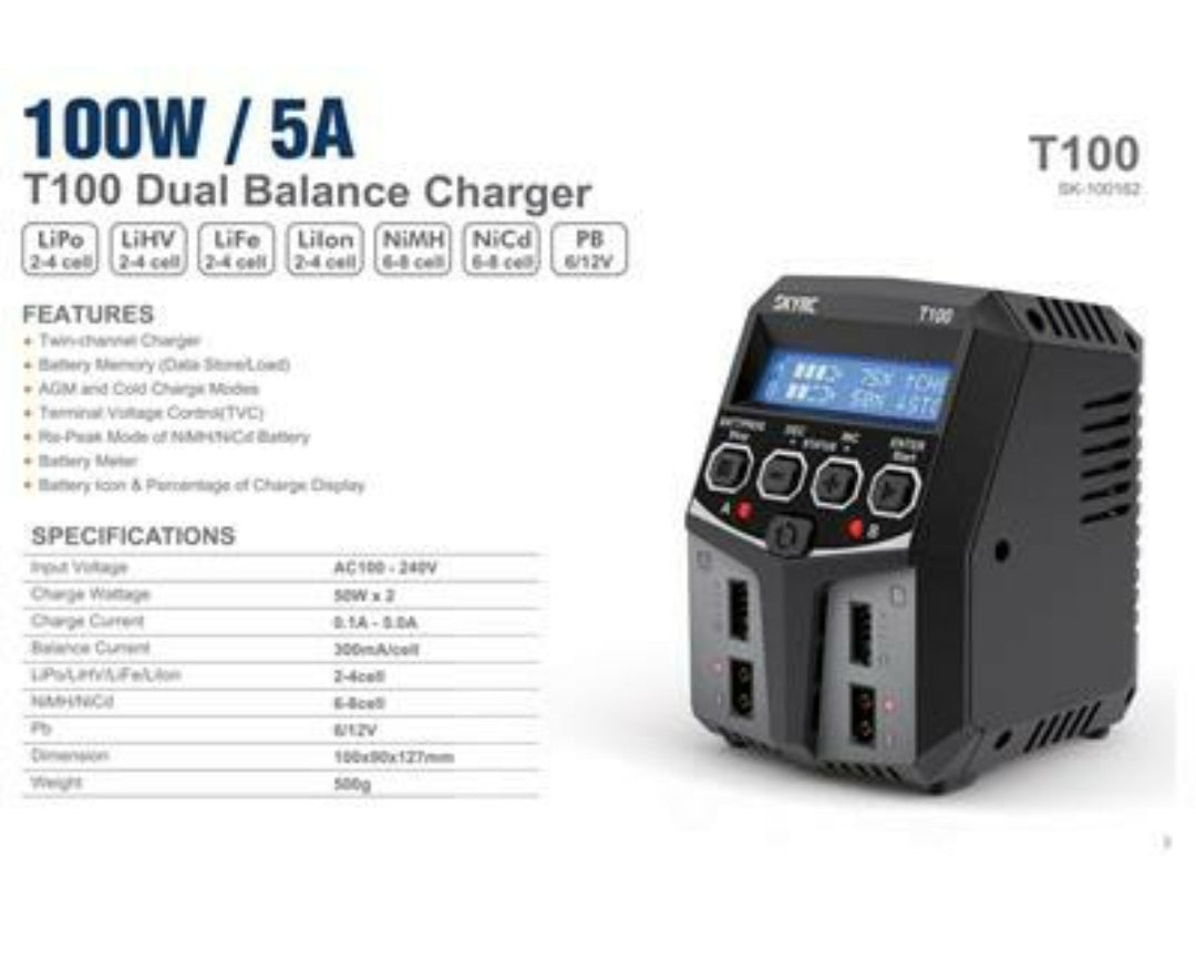 SKY RC Lipo charger T100 SK-100162