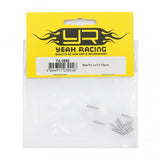 YEAH RACING STEEL hex PIN 2 X 9.8 (10PCS