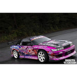 Addiction RC 1/10 Nissan S13 Silvia FUJIO Edition Clear Body Set For 1/10 RC Drift ad hb11 fujio