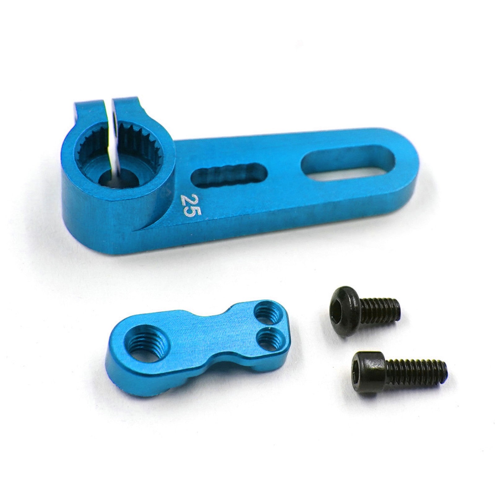 Uxcell 25T Aluminum Servo Horn For RC Cars, Boats, Airplanes - Blue