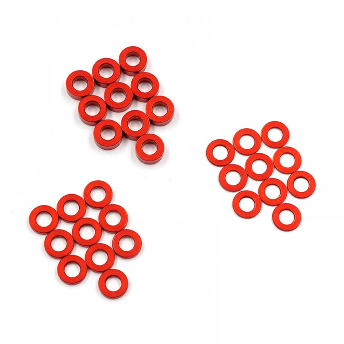Yeah Racing ALUMINIUM M2.5 X 5MM FLAT WASHER 0.5 / 1 / 2 MM 10PCS EACH MST YOKOMO DRIFT ya-0730