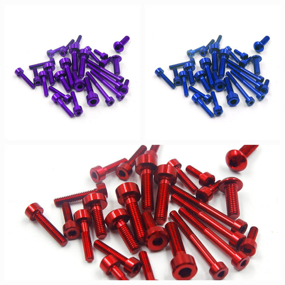 Futaba 10 px Aluminum screw set various colours