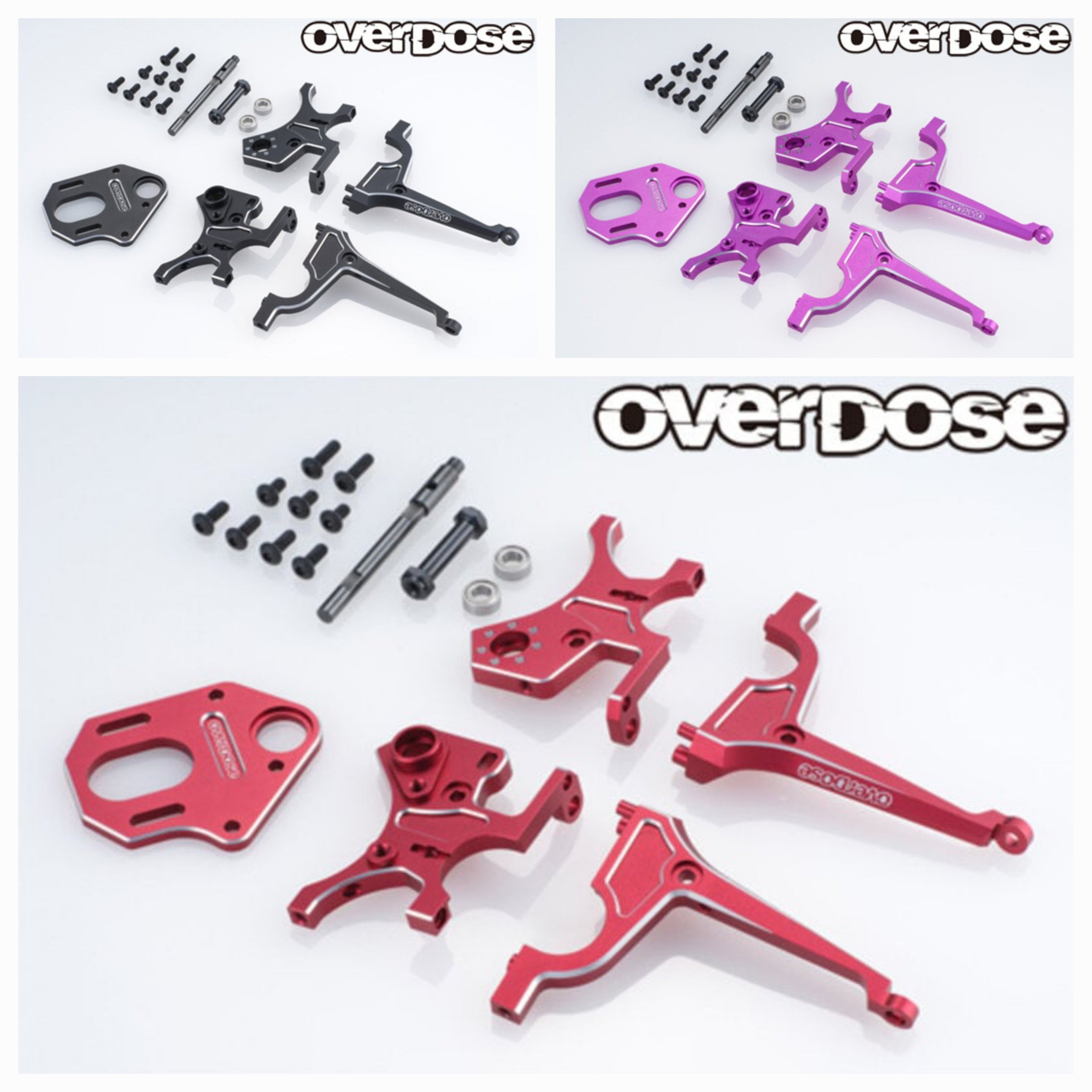 2Way レイアウトアルミサーボマウントFor GALM OVERDOSE 2Way レイアウトアルミサーボマウント(For GALMシリーズ