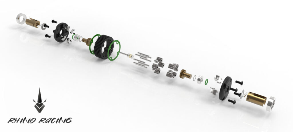 RHINO Racing C-LSD Limited Slip Differential Rear For YOKOMO