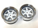 LW-0508 WORK MEISTER L1 WHEEL snow white with chrome lip