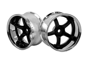 LW-0708MCB WORK EMOTION T5R 2P WHEEL DEEP CONCAVE off8 or 6mm  Matte Carbon
