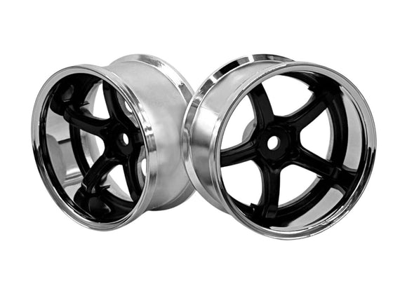 LW-0708MCB WORK EMOTION T5R 2P WHEEL DEEP CONCAVE off8 or 6mm  Matte Carbon