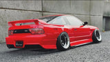Nissan 180SX Silvia SPIRIT REI スピリット玲 Widebody Body Set (197mm / 200mm) 1/10 BODY [Addiction] AD-HB158