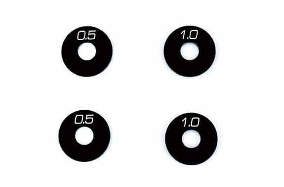 Reve D Alu. Wheel Hub Spacer 0.5mm / 1mm Thick (2pcs Each) D1-011S
