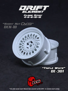 DS Racing Drift Elements Mesh 2pcs, Adjustable Wheel Set - DE-301