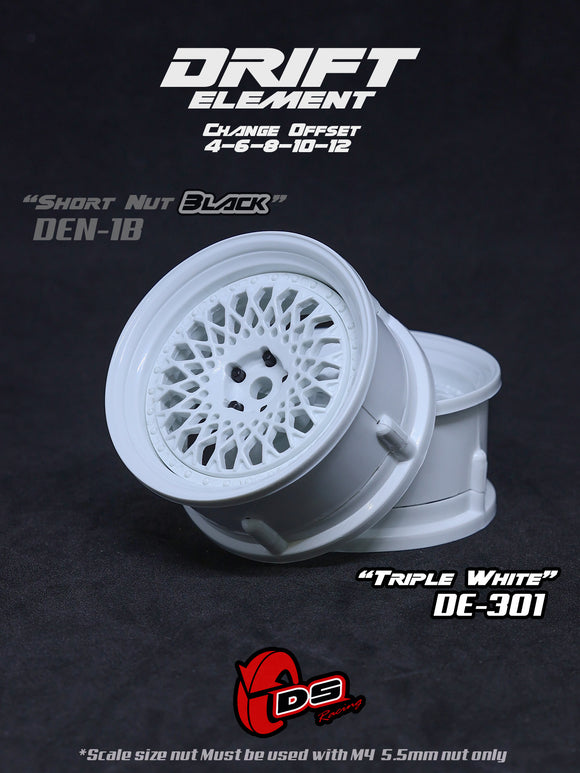 DS Racing Drift Elements Mesh 2pcs, Adjustable Wheel Set - DE-301