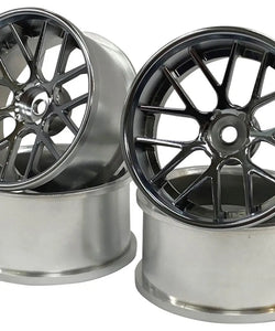 NF MESH ver. 71 – MATTE CHROME 6mm / 8mm 1/10 RC RIMS 26MM WIDE [Topline] EW-0406MC EW-0408MC