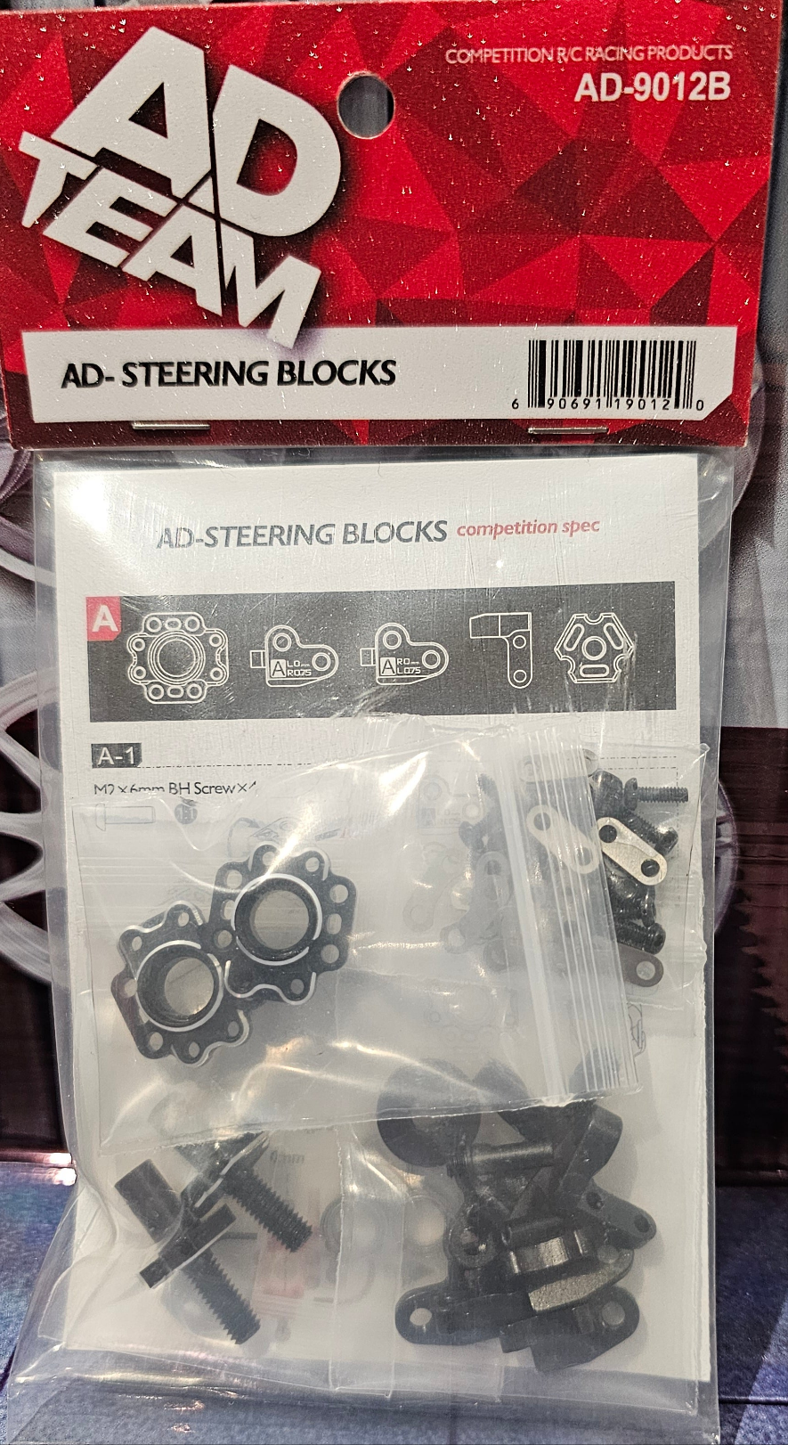 Team AD Steering Blocks  AD-9012 various colours