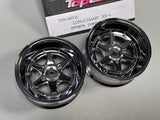 Topline rc drift wheels 8 mm offset 2 per pack tdw-087cs