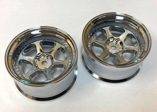 LAB – WORK MEISTER L1 SUPER HIGH TRACTION WHEEL OFFSET 6 – (CHROME) – #LWS-0506C