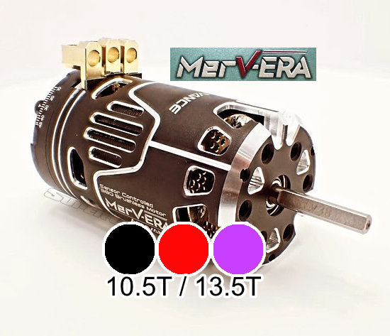 Acuvance MerV-ERA 380 Brushless Motor for 1-10 RC CAR - 13.5T 10.5T - Black Red Purple