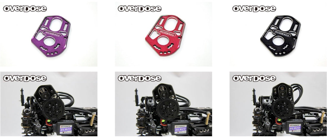 OVERDOSE OD3914 High Mount Motor Plate (For OD3877 various colours