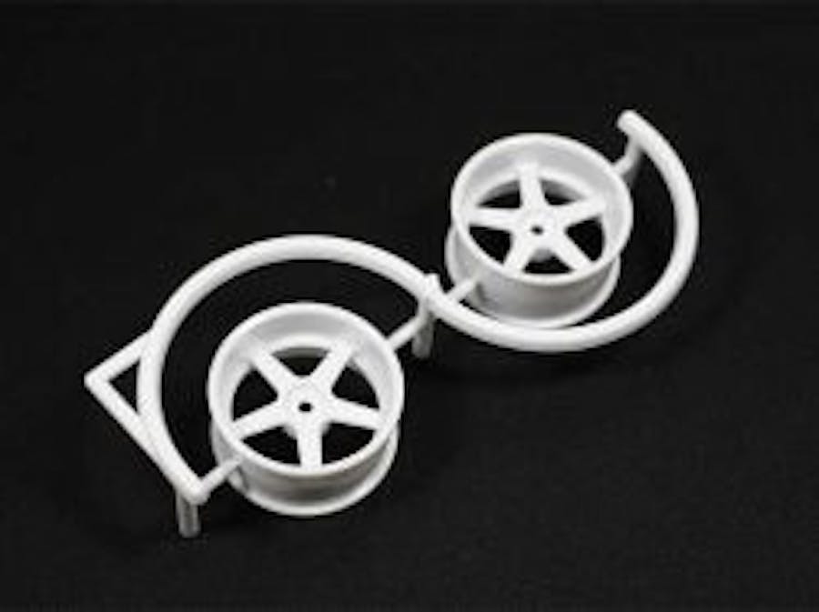 RP-6113W6A - Racing Performer Drift Wheel 5 spoke 01 ·White·2pcs