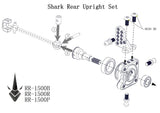 SHARK Rear Upright Set
For SHARK DDSS YD2 RMX RDX
RR-1500