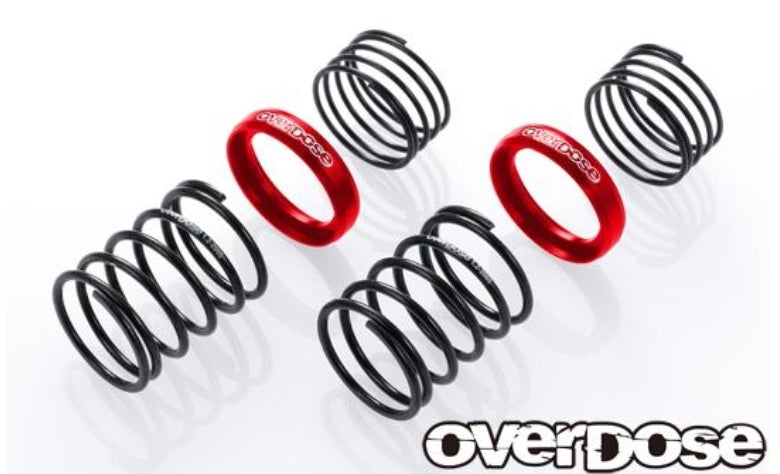 Overdose Twin Spring 20mm ⌀1.2, 6 Coil + Helper Spring - Purple