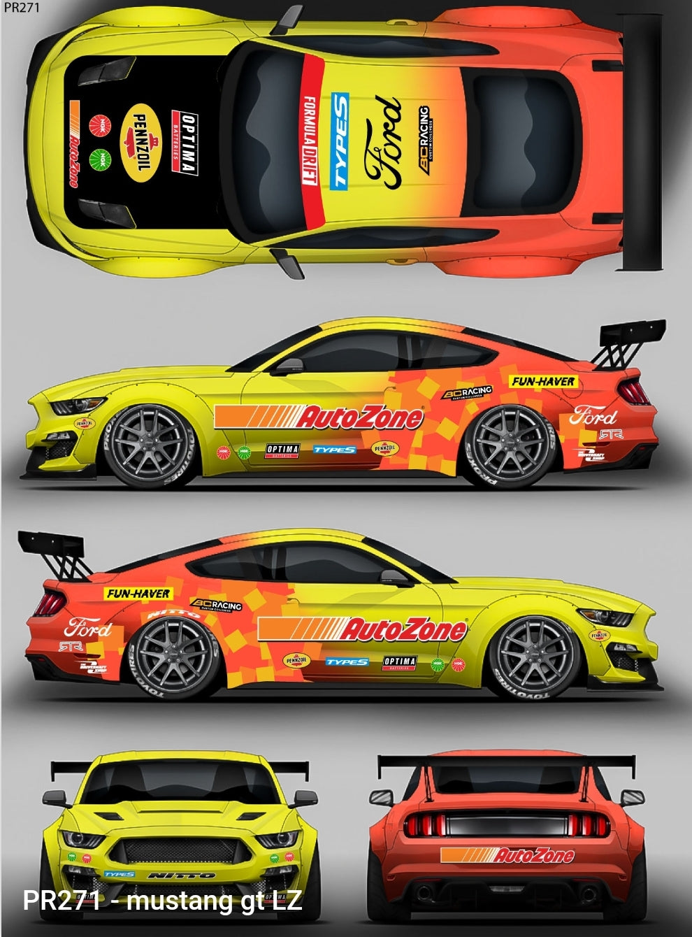 Sticker /decal kit