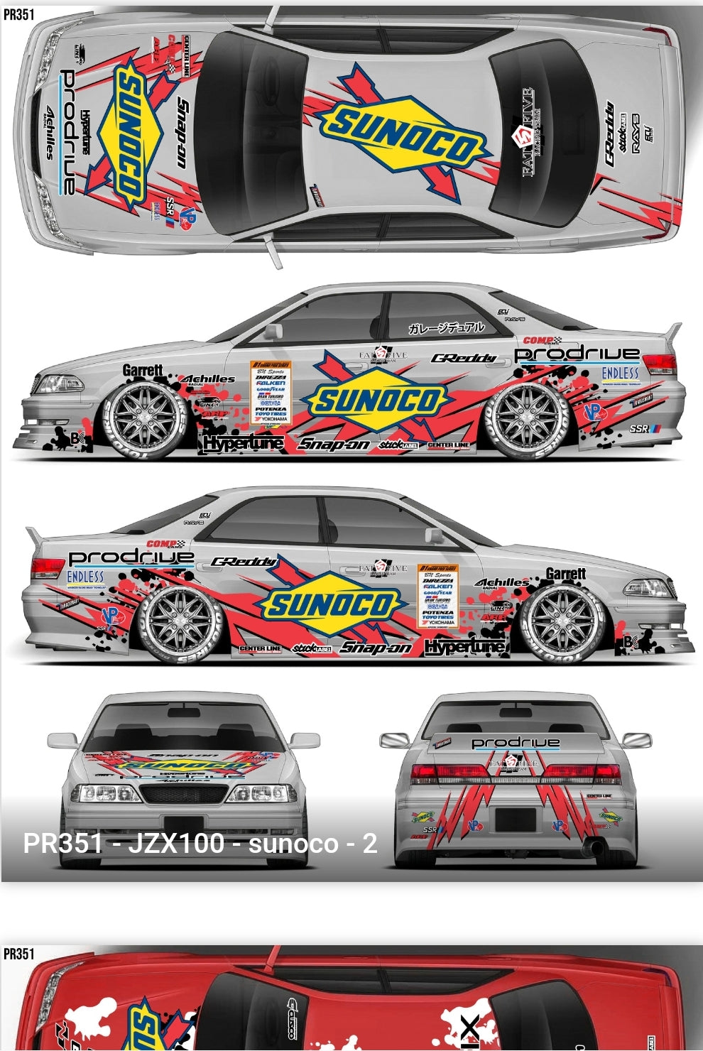Sticker /decal kit
