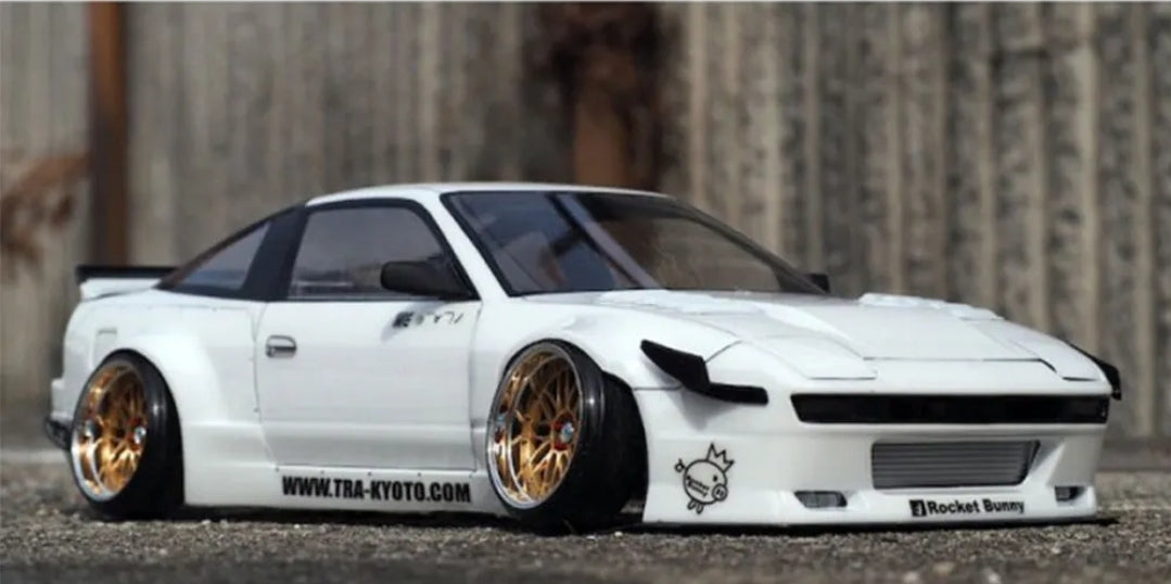 Addiction RC 1/10 Nissan 180SX PANDEM V3 Clear Body 1/10